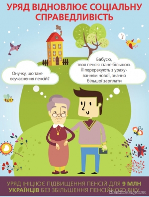 Уряд забезпечить виплати підвищених пенсій вже в жовтні