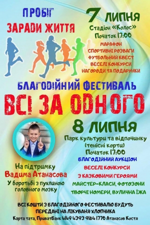 Просимо громаду допомогти дитині побороти хворобу!