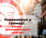 Коронавірус в громаді: рівень захворюваності зростає