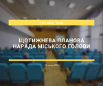 Планова нарада міського голови в тезах