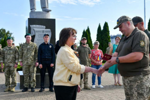 Під час урочистостей з нагоди Дня Незалежності України відзнаки отримали родини Героїв, які віддали життя за Україну