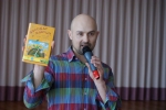 Дитячий письменник Сашко Дерманський зустрівся з маленькими бориспільцями
