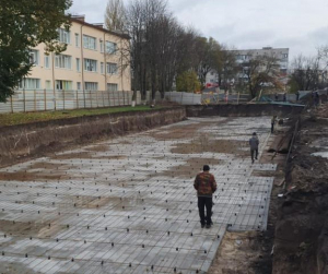 У Бориспільському ліцеї «Патріот» будують нове протирадіаційне укриття