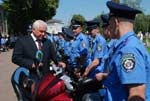 Голова Київської обласної державної адміністрації вручив 60 скутерів дільничним інспекторам Київської області