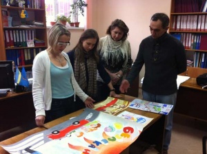 Відбувся І (міський) етап обласного конкурсу плакатів «Безпека дорожнього руху – це життя»