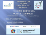 Голосування за проєкти громадського бюджету-2021 розпочалося