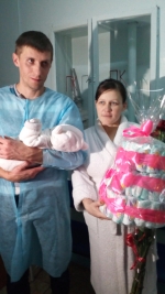 У 2020-му першою в місті Борисполі народилася дівчинка