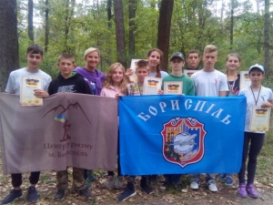 Бориспільські туристи здобули ІІ місце на обласних змаганнях зі спортивного орієнтування