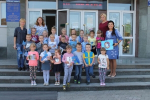 Вихованці дитячого садочка «Сонечко» відвідали міську раду з екскурсією
