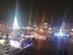 У День Святого Миколая на Європейській площі засяяла головна новорічна красуня міста