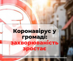 Коронавірус в громаді: захворюваність зростає