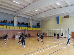 Учні шкіл взяли участь у змаганнях з волейболу
