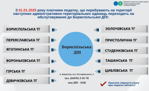 До уваги платників податків!